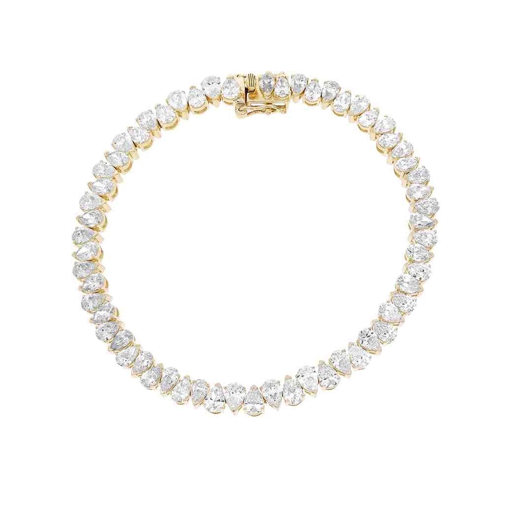 Pear Shape Tennis Bracelet BR51270A